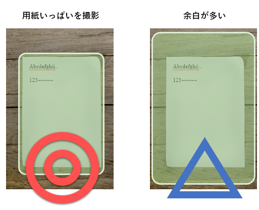 用紙全体撮影